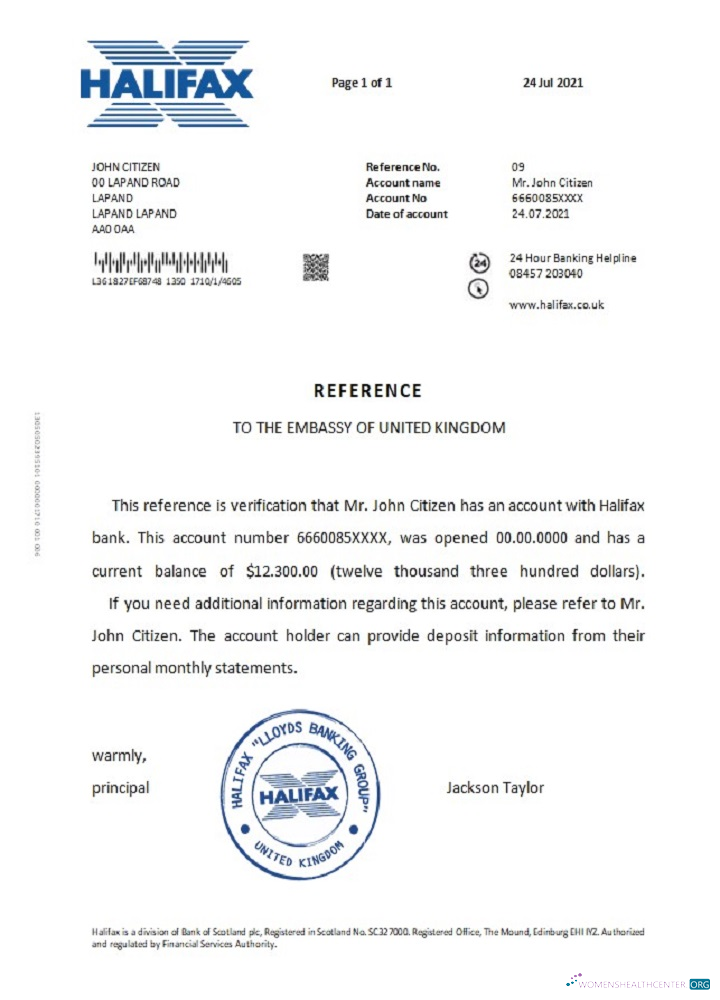 Download United Kingdom Halifax reference Photoshop template